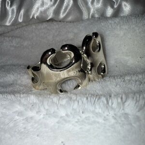 Hard silver bracelet 2000s